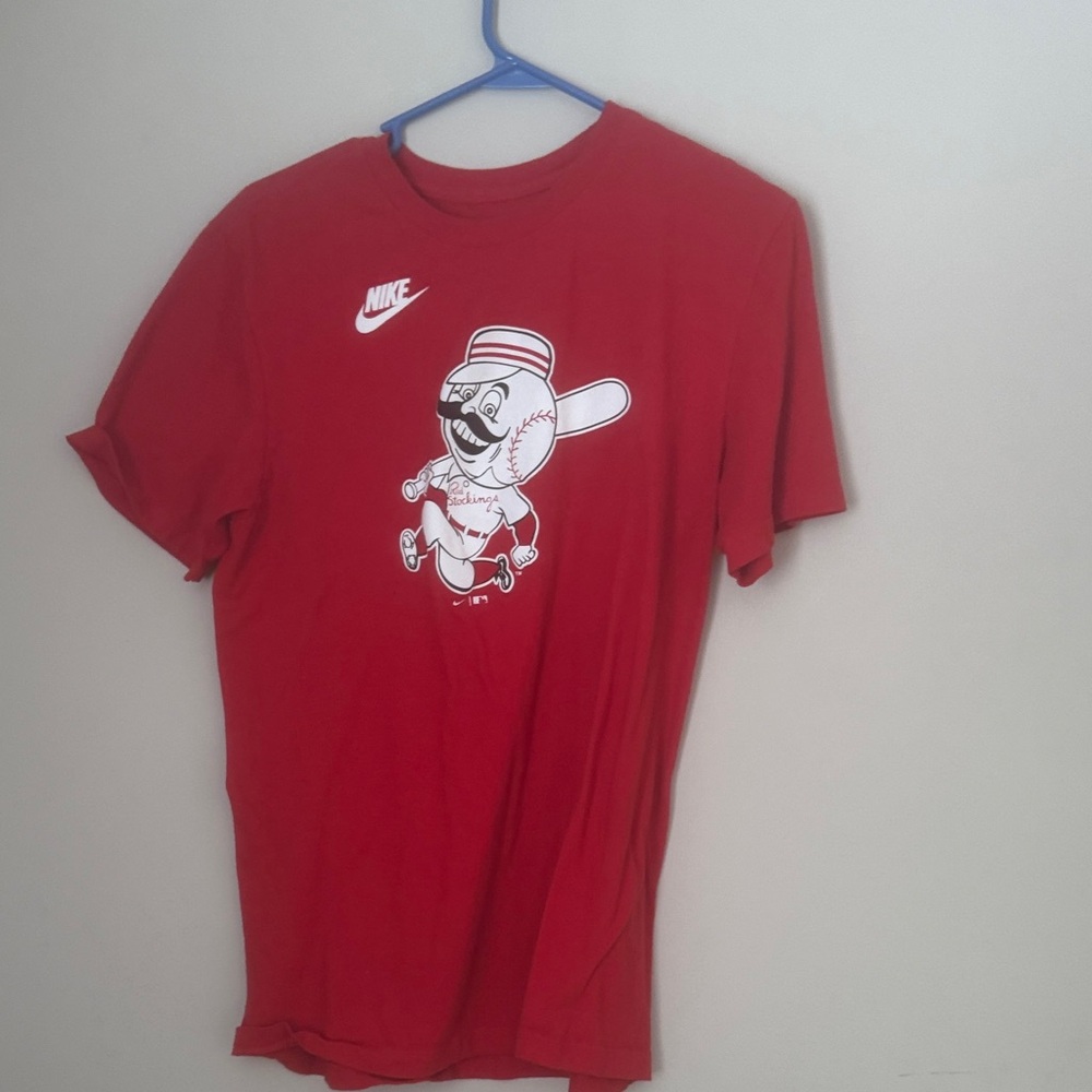 Nike Red Baseball Graphic Tee